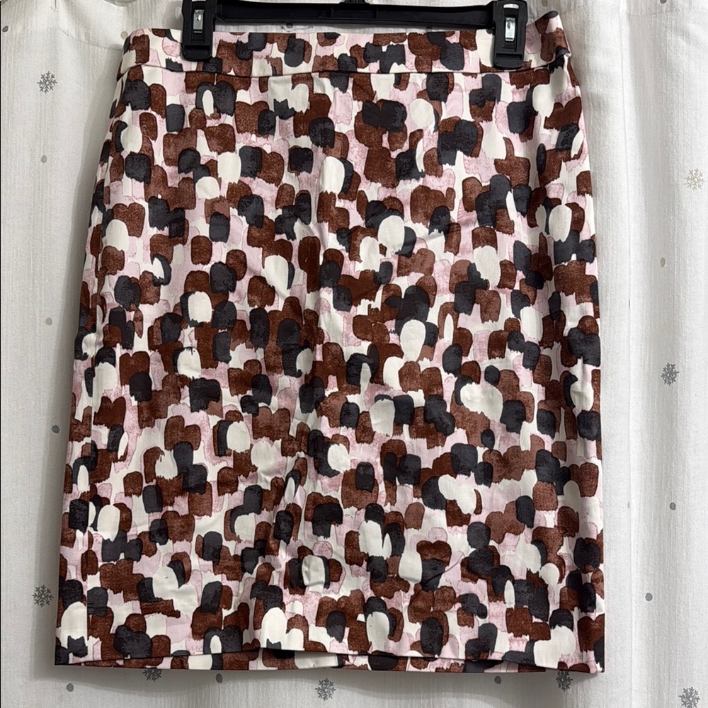 J. Crew Print Pencil Skirt